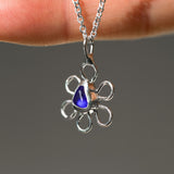 Sea Glass Flower Necklace