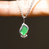 Green Sea Glass Necklace