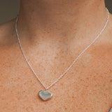 Sea Glass Heart Necklace