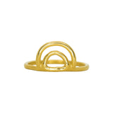 Rainbow Ring, Gold Vermeil - Size P