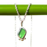Green Sea Glass Necklace