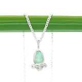 Green Sea Glass Necklace