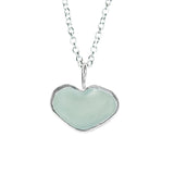 Sea Glass Heart Necklace