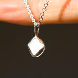 White Sea Glass Necklace
