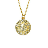 Sun Necklace - Gold Vermeil