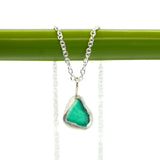 Green Sea Glass Necklace