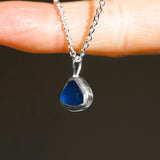 Blue Sea Glass Necklace