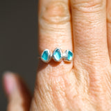 Blue Sea Glass - Size O