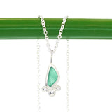 Green Sea Glass Necklace