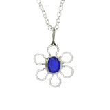 Sea Glass Flower Necklace