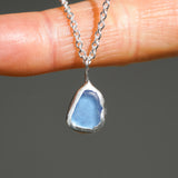 Purple/Blue Sea Glass Necklace