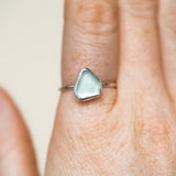 Light Blue Sea Glass - Size P 1/2