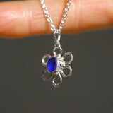 Sea Glass Flower Necklace
