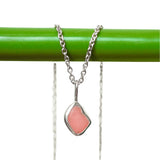 Pink Sea Glass Necklace