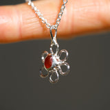 Sea Glass Flower Necklace