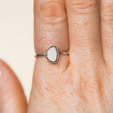 White Sea Glass - Size O