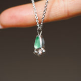 Green Sea Glass Necklace