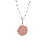 Pink Sea Glass Necklace