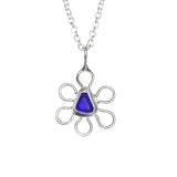 Sea Glass Flower Necklace