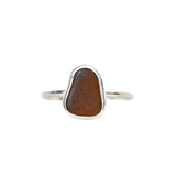 Amber Sea Glass - Size P