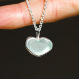 Sea Glass Heart Necklace