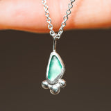 Green Sea Glass Necklace