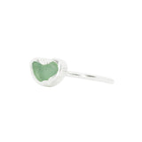 Green Sea Glass Heart - Size O