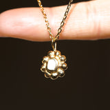 Sea Glass Sun Necklace - Gold Vermeil