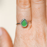 Green Sea Glass - Size Q