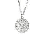 Sun Necklace - Silver