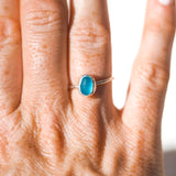 Blue Sea Glass - Size O