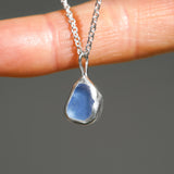 Purple/Blue Sea Glass Necklace