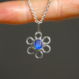 Sea Glass Flower Necklace