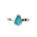 Blue Sea Glass - Size Q 1/2
