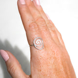 Swirl Ring - Size Q