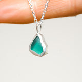 Green Sea Glass Necklace
