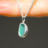 Green Sea Glass Necklace