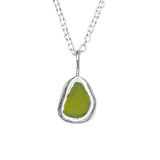 Green Sea Glass Necklace
