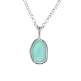 Green Sea Glass Necklace