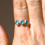 Blue Sea Glass - Size P