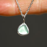 Green Sea Glass Necklace