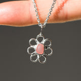 Sea Glass Flower Necklace