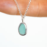 Green Sea Glass Necklace