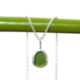 Green Sea Glass Necklace