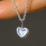 Sea Glass Heart Necklace