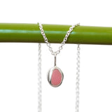 Pink Sea Glass Necklace