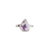 Purple Flower Ring - Size P