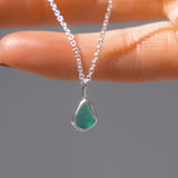 Green Sea Glass Necklace