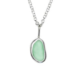 Green Sea Glass Necklace