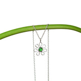 Sea Glass Flower Necklace